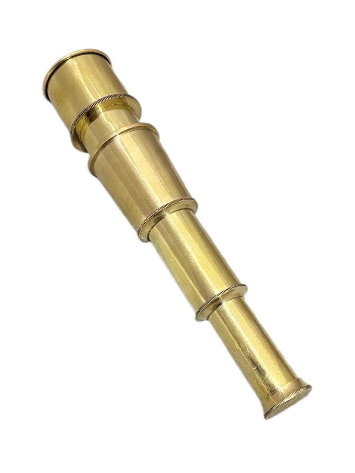 Brass 8" Spyglass Telescope with Sun Shade - TAJDAAR HANDICRAFTS