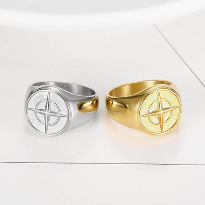 Compass Nautical Boat Anchor Shape Ring - TAJDAAR HANDICRAFTS