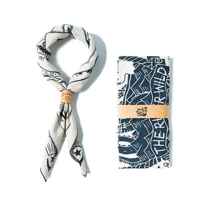 Parka Retro Nautical Chart Ornament Men's Headscarf - TAJDAAR HANDICRAFTS