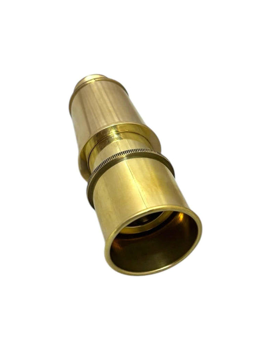 Brass 8" Spyglass Telescope with Sun Shade