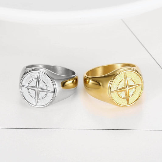 Compass Nautical Boat Anchor Shape Ring - TAJDAAR HANDICRAFTS