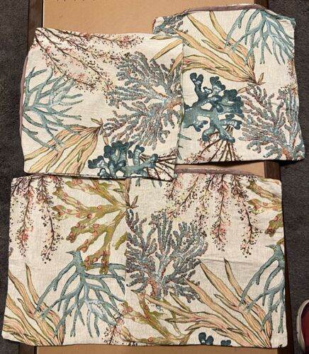 18x18 - eLuxury Beach Coral Ocean Pillow Cover Nautical Beach Accent - Lot Of 4 - TAJDAAR HANDICRAFTS