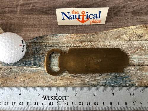 Solid Brass Captain Bottle Opener - Antique Finish - Beer, Soda - Nautical Gift - TAJDAAR HANDICRAFTS